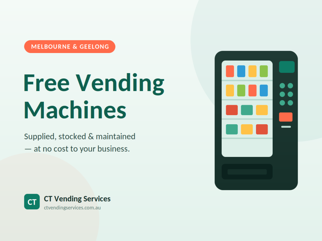 free vending machines melbourne